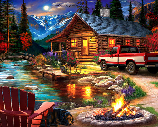 Chalet sur la Crique (500 pièces)