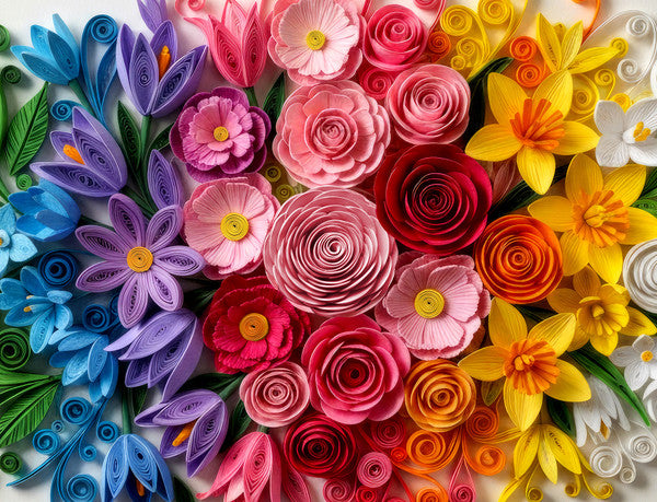 Quilled Flower Garden (500pcs)