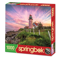 PFG West Quoddy Head Lighthouse, Benjamin Williamson (1000pcs) (utilisation / utilisée - Puzzles pour de bon)