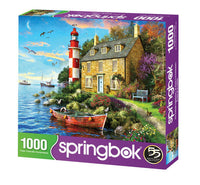 PFG The Cottage Lighthouse, Dominic Davison (1000pcs) (utilisation / utilisée - puzzles pour de bon)