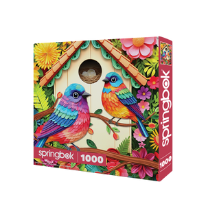 Oiseaux en fleurs (1000 pièces)