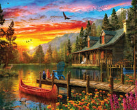 Cabin Evening Sunset (1500pcs)