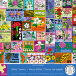 PFG State Flowers, Tracy Flickinger (1000pcs) (Usage/Used - PUZZLES FOR GOOD)