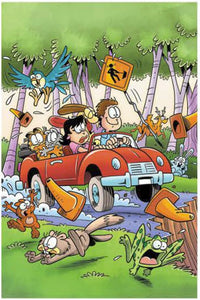 Nickelodeon - Garfield Car (3D Puzzle) (150pcs)