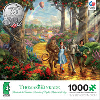 PFG Suivez la route de la brique jaune, Thomas Kinkade (utilisation / utilisée - puzzles pour de bon)