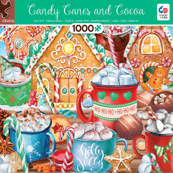 Classic Christmas - Candy Canes & Cocoa, Alison Lee (1000pcs)