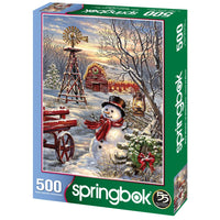 Moulin à vent d'hiver PFG (500pcs) (utilisation / utilisée - puzzles pour de bon)