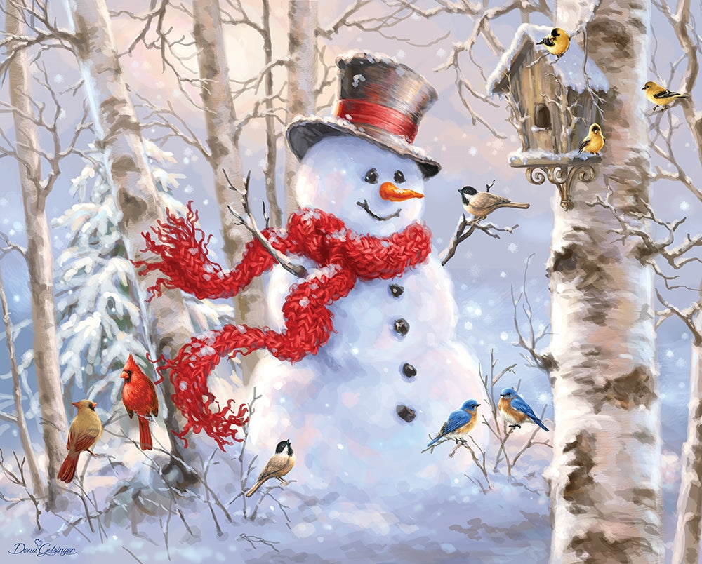 PFG Winter Friends, Dona Gelsinger (1000pcs) (Usage/Used - PUZZLES FOR GOOD)