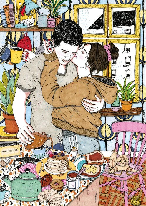 Petit-déjeuner et amour (1000pcs)