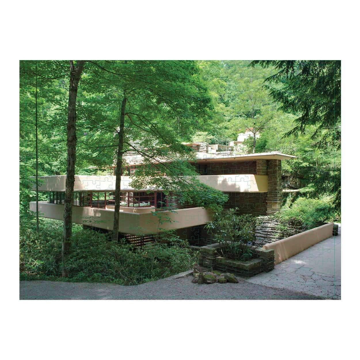 PFG Frank Lloyd Wright Fallingwater Double-Sided (Usage/Used - PUZZLES FOR GOOD)
