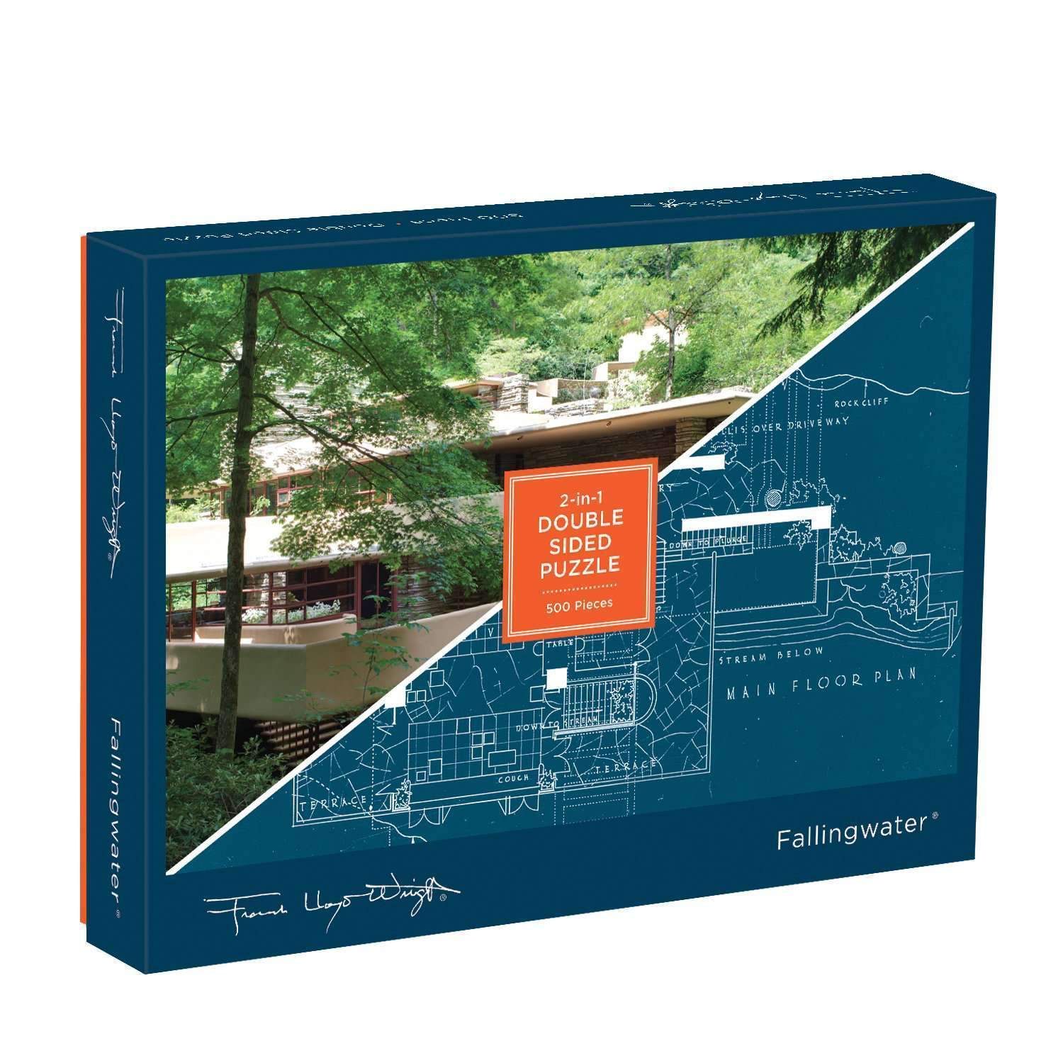 PFG Frank Lloyd Wright Fallingwater Double-Sided (Usage/Used - PUZZLES FOR GOOD)