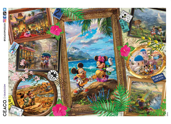 DMG Disney Dreams - Mickey & Minnie Travel Collage, Thomas Kinkade (2000pcs) (DAMAGED BOX)
