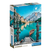 Braies Lake, Italy (Lac de Braies) (500pcs)