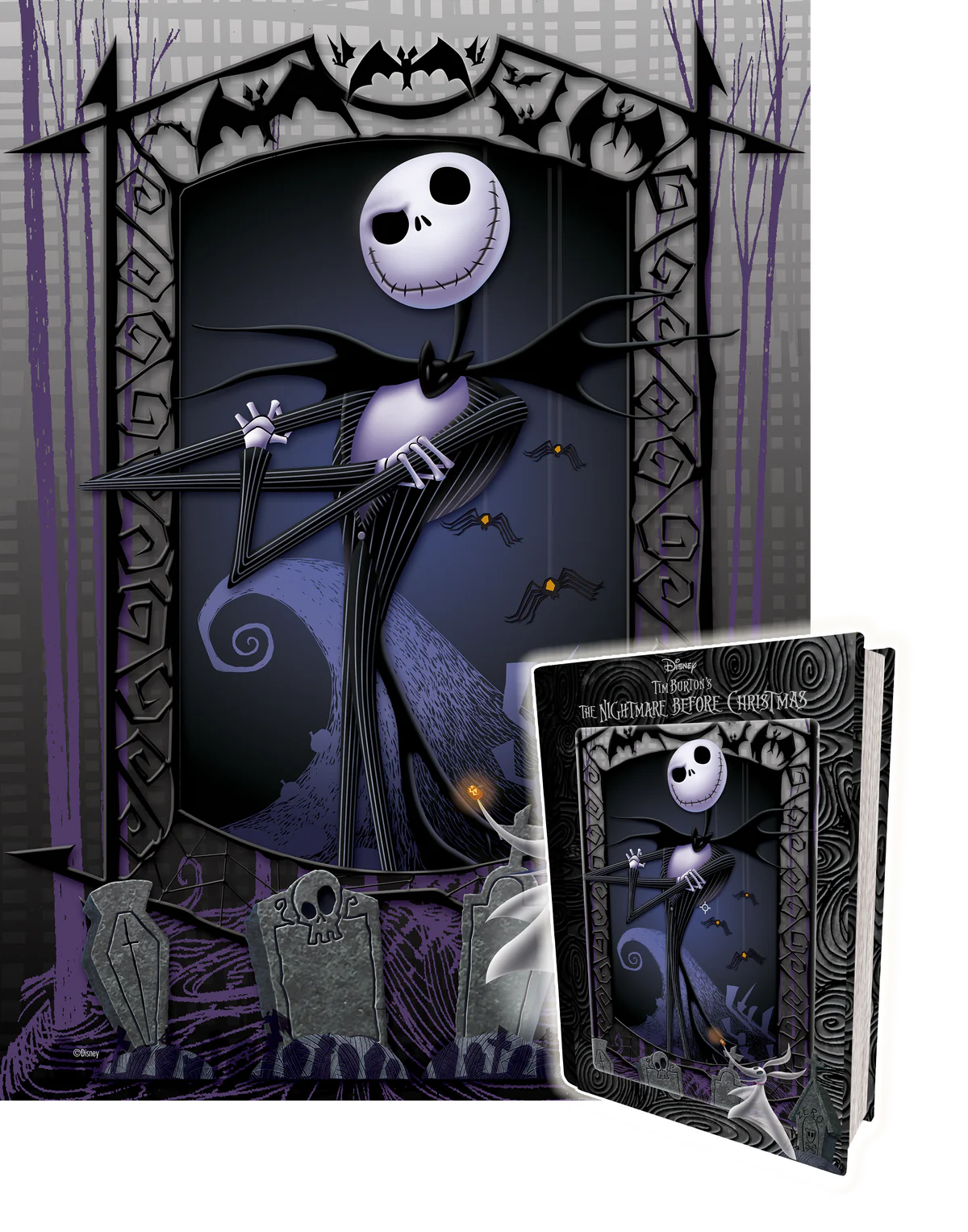 Disney - The Nightmare Before Christmas in Collectable Tin Book (3D Puzzle) (300pcs)