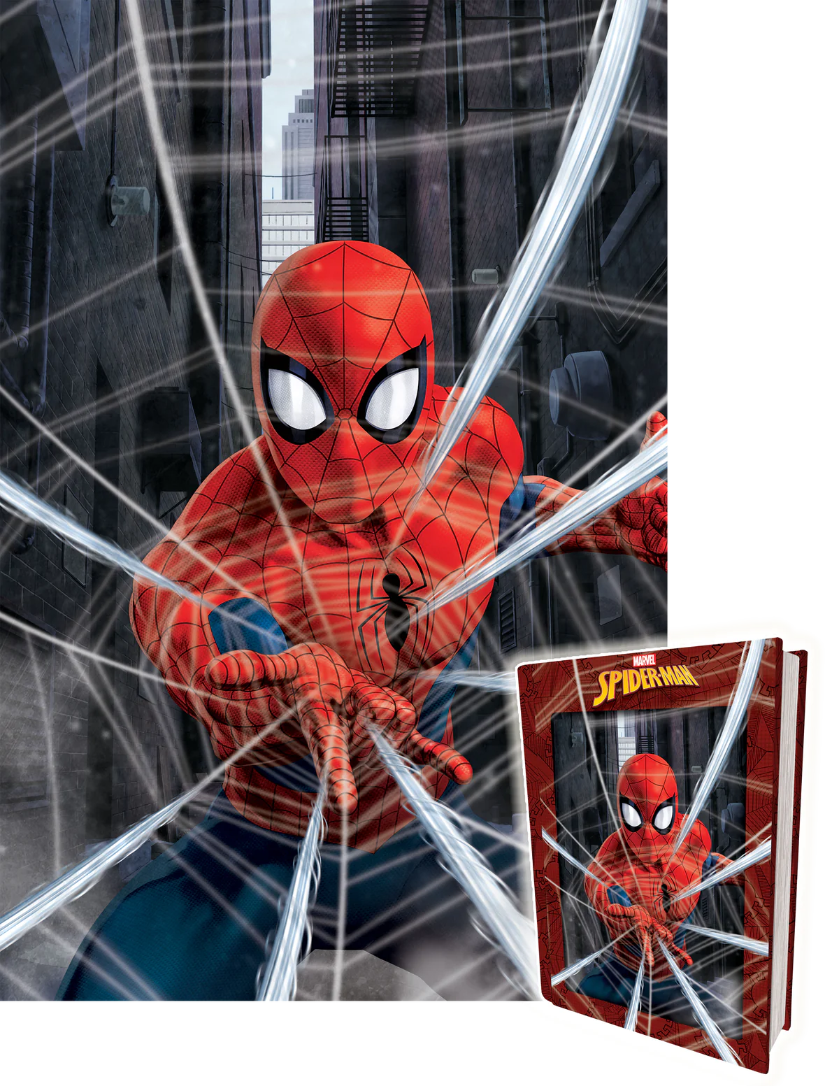 Marvel - Spider Man en livre d'étain à collectionner (puzzle 3D) (300pcs)