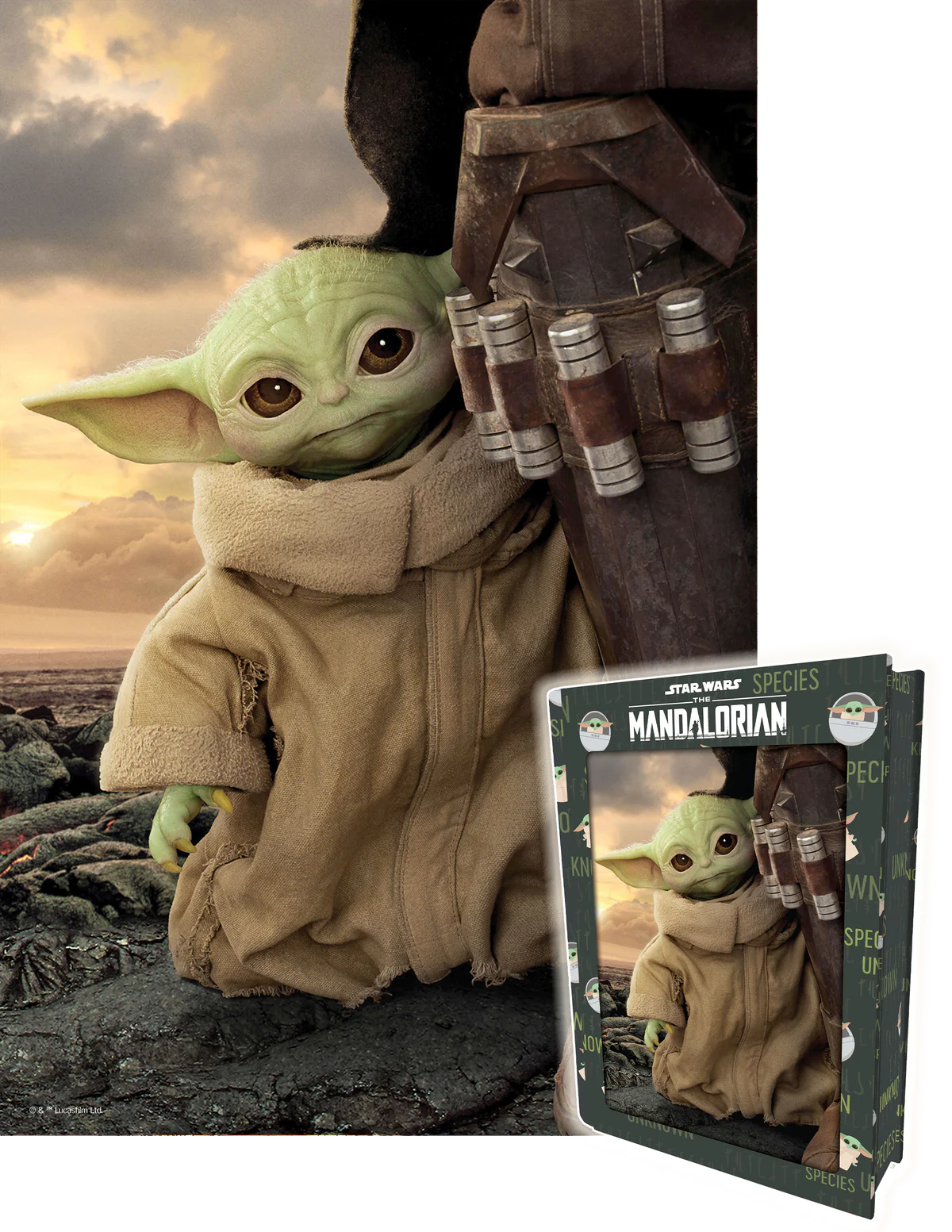 Star Wars - The Mandalorian in Collectable Tin Book (3D Puzzle) (300pcs)