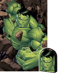 Marvel - The Hulk in Shaped Collectable Tin (3D Puzzle) (300pcs)