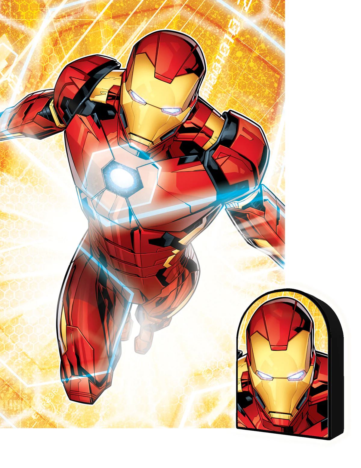 Marvel - Iron Man in Shaped Collectable Tin (3D Puzzle) (300pcs)