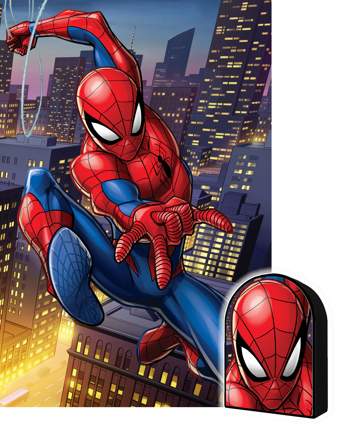 Marvel - Spider Man in Shaped Collectable Tin (3D Puzzle) (300pcs)