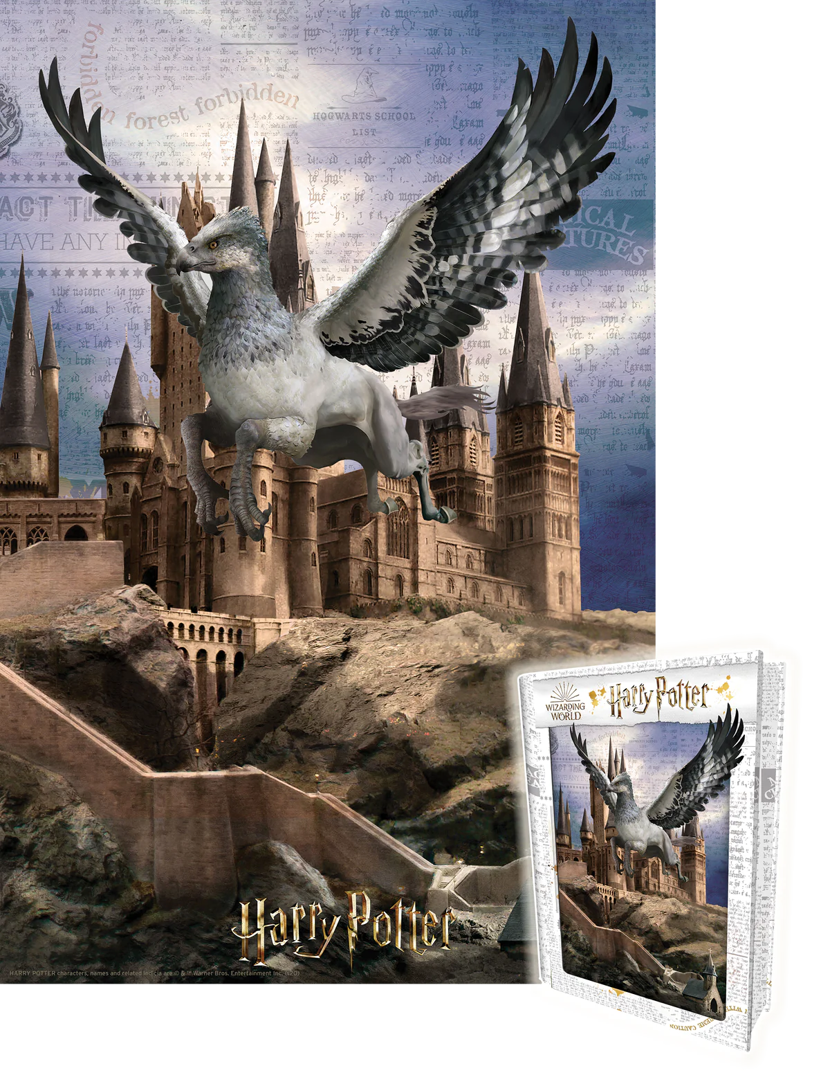 Harry Potter - Buckbeak dans un livre d'étain à collectionnable (puzzle 3D) (300pcs)
