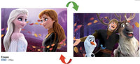 3D/2D - Frozen - Elsa & Anna (Double-Sided) (200pcs)