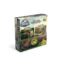 3D/2D - Jurassic World - TRex/Atrociraptors  (Double-Sided) (200pcs)
