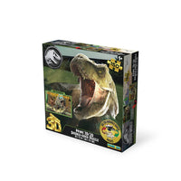 3D/2D - Jurassic World - TRex/Atrociraptors  (Double-Sided) (200pcs)