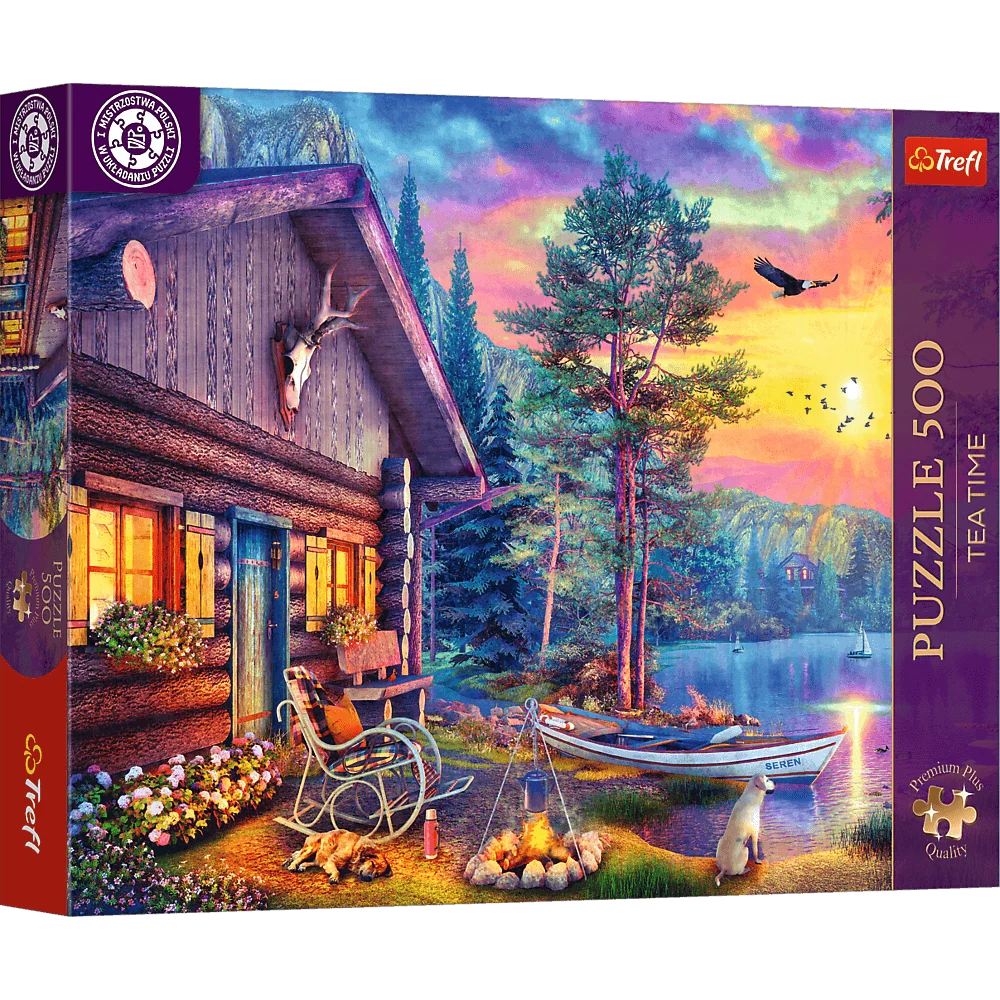 Tea Time - Evening Sunset Cabin (500pcs)