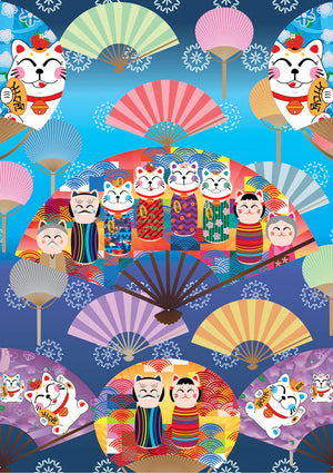 Kokeshi World (1000pcs)