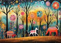 Forêt colorée (1000 pc)