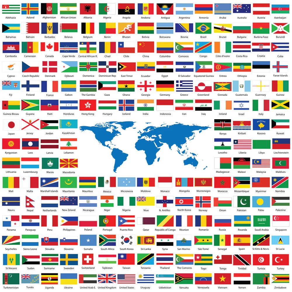 Flags (1023pcs)