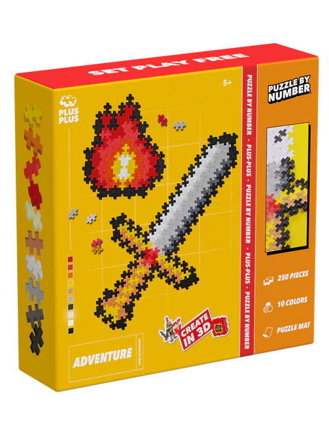 Puzzle-by-Number - Adventure (250pcs)
