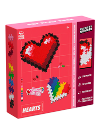 Puzzle-by-Number - Hearts (250pcs)