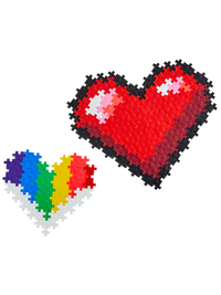 Puzzle-by-Number - Hearts (250pcs)