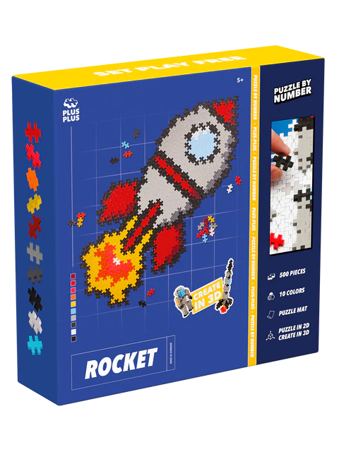 Puzzle-by-Number - Rocket (500pcs)