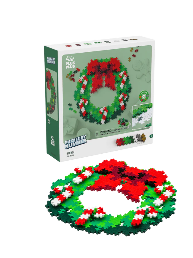 Puzzle-by-Number - Holiday Wreath (500pcs)