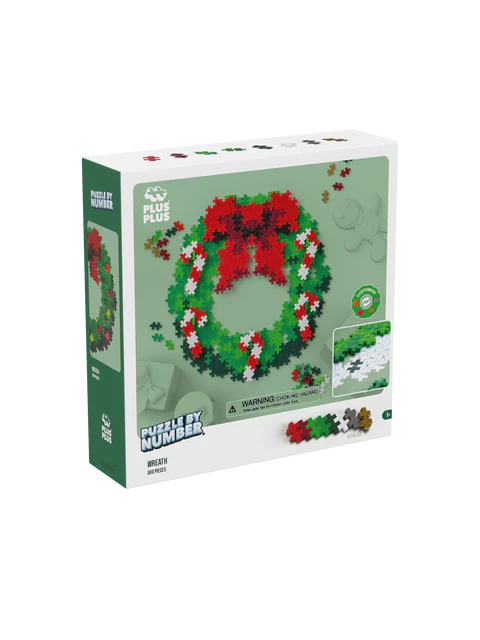 Puzzle-by-Number - Holiday Wreath (500pcs)