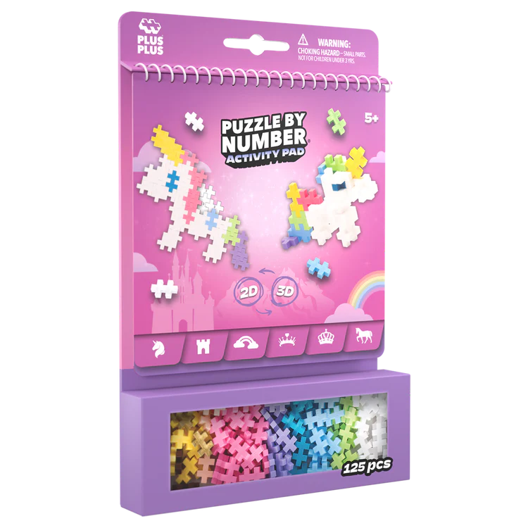 Puzzle par numéros - Conte de fées (125 pièces) 