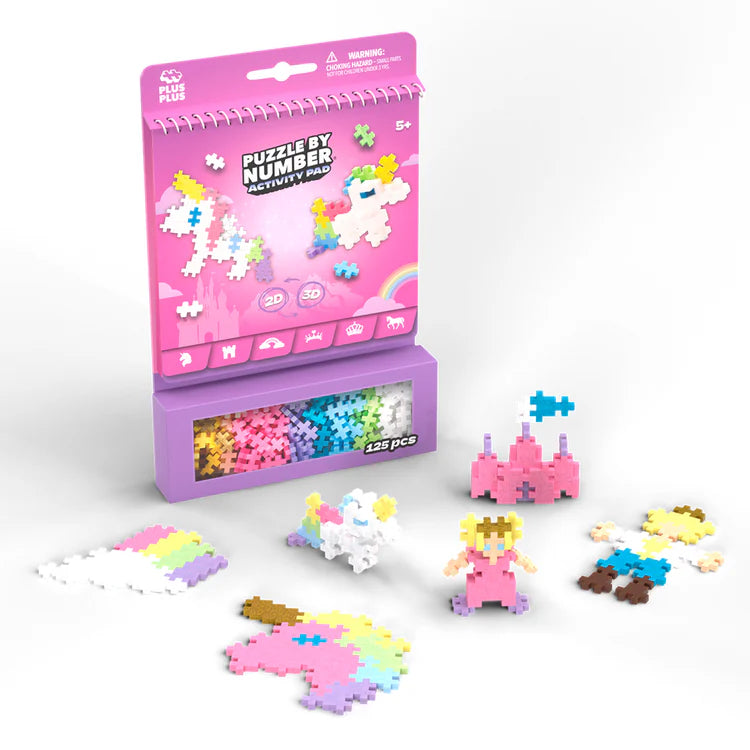 Puzzle par numéros - Conte de fées (125 pièces) 