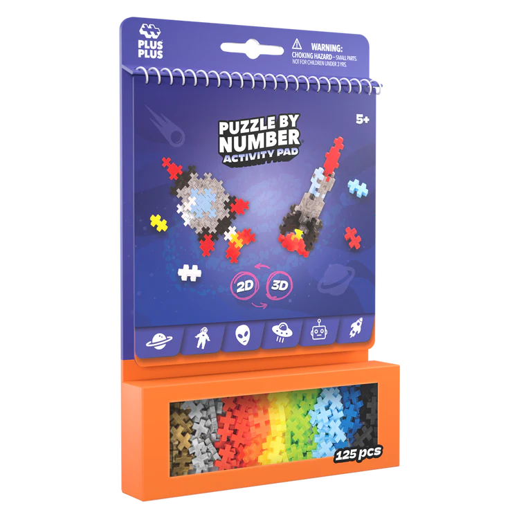 Puzzle par numéros - Espace (125 pièces) 