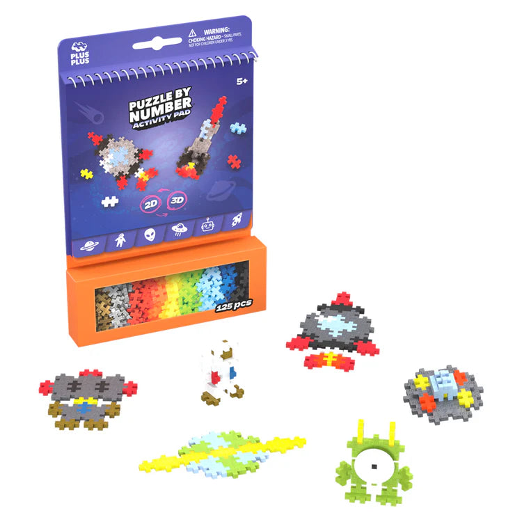 Puzzle par numéros - Espace (125 pièces) 