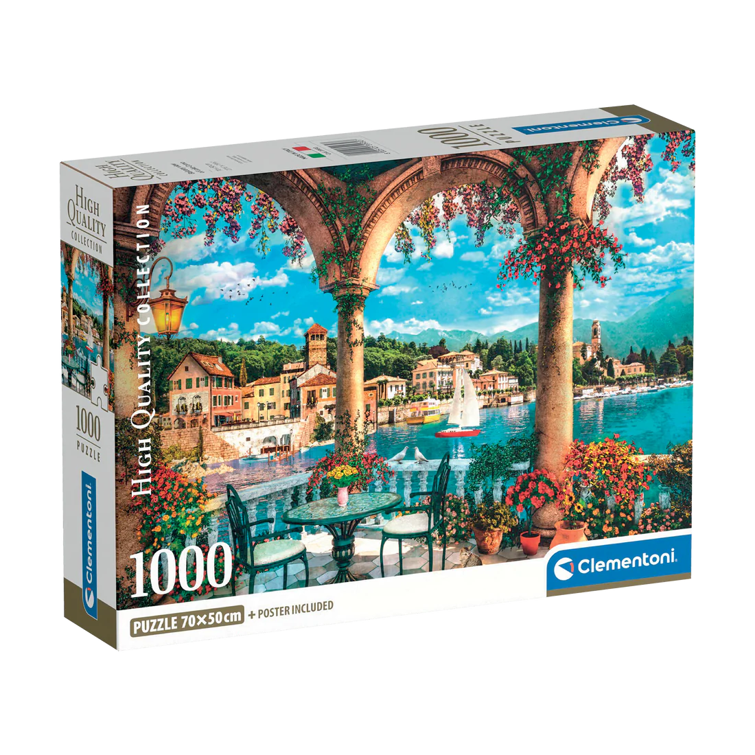 Vue balcon du lac Como, Dominic Davison (1000pcs)