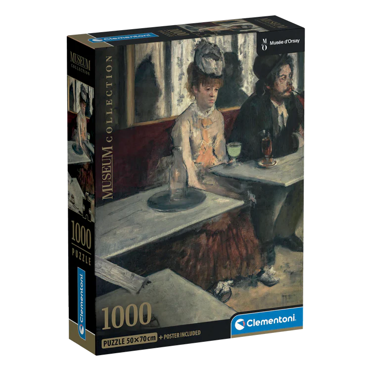 Collection du musée - Dans un café, Degas (1000 pièces)