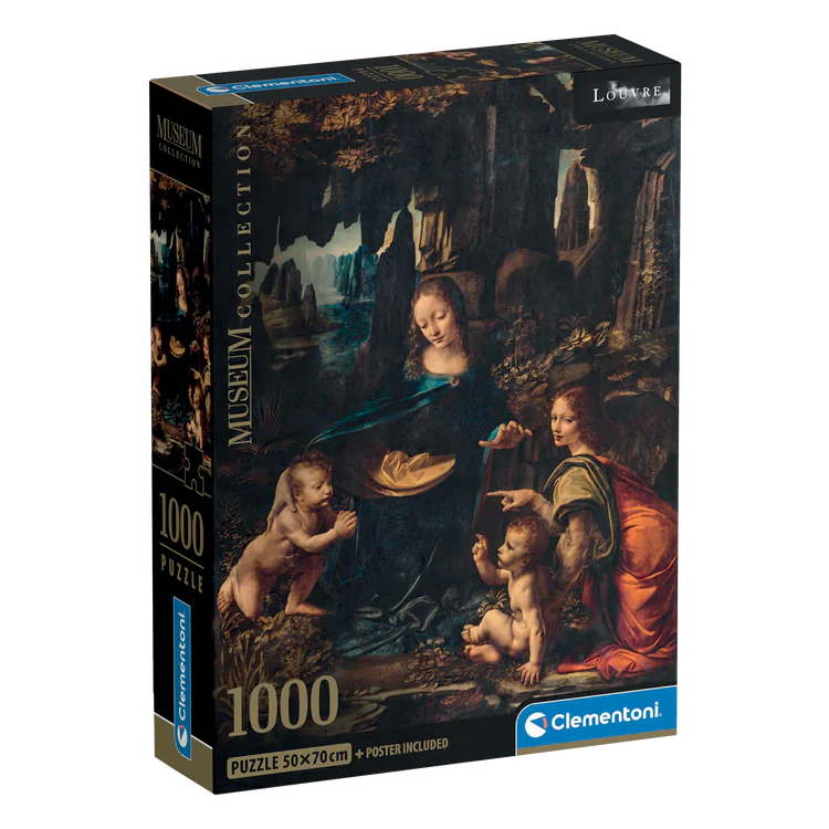 Museum Collection - The Virgin of The Rocks, Da Vinci (1000pcs)
