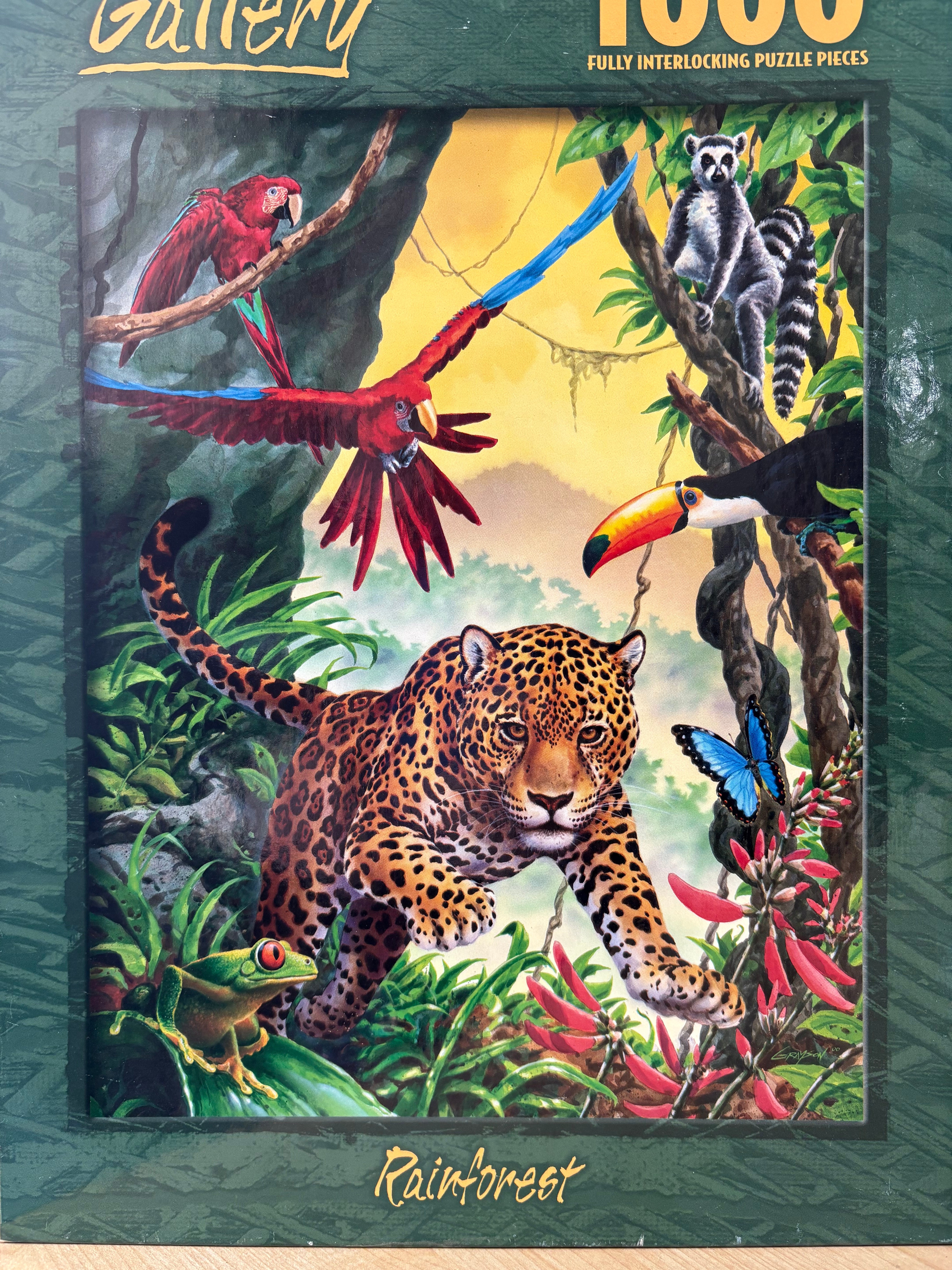 PFG The Gallery - Forêt tropicale (Utilisation/Usagé - PUZZLES FOR GOOD)