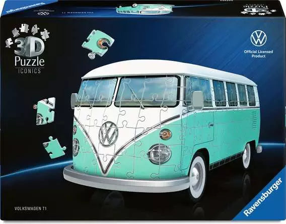 Ravensburger Iconics - Volkswagon T1 (Puzzle 3D)