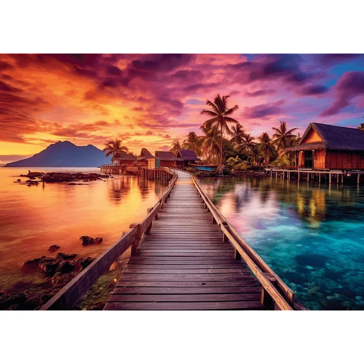 Sunset in the Maldives (1000pcs)