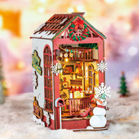 Book Nook - Christmas Indoor Scene (Wood)