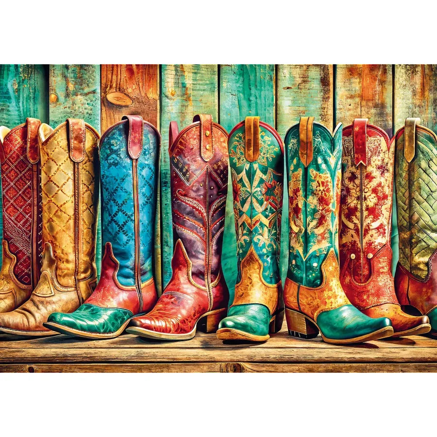 Colorful Cowboy Boots (1000pcs)