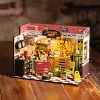 DIY Miniature House - Garage Workshop (Wood)